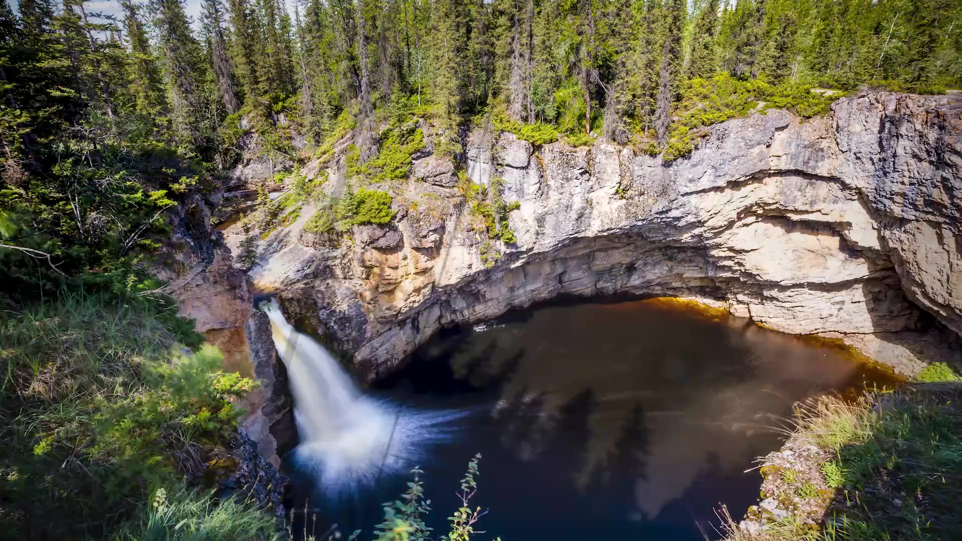Waterfall in Wood Buffalo